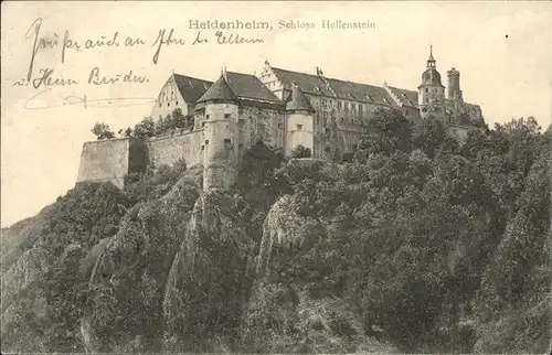Heidenheim Brenz Schloss Hellenstein / Heidenheim an der Brenz /Heidenheim LKR