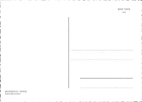 Heidenheim Brenz Schlossbrunnen / Heidenheim an der Brenz /Heidenheim LKR