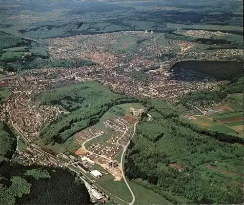 Heidenheim Brenz Fliegeraufnahme / Heidenheim an der Brenz /Heidenheim LKR