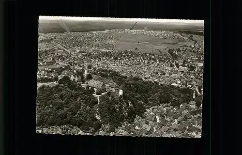 Heidenheim Brenz Schloss Hellenstein Fliegeraufnahme / Heidenheim an der Brenz /Heidenheim LKR