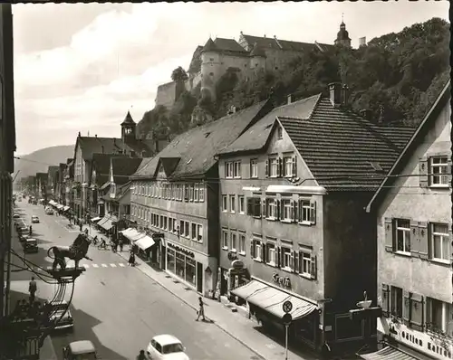 Heidenheim Brenz Hauptstrasse Rathaus Schloss Hellenstein / Heidenheim an der Brenz /Heidenheim LKR