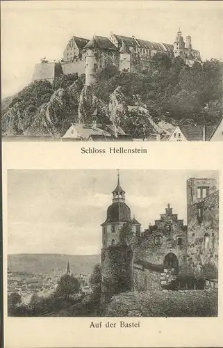 Heidenheim Brenz Schloss Hellenstein Bastei / Heidenheim an der Brenz /Heidenheim LKR