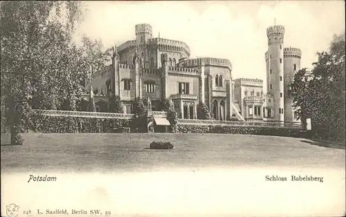 Potsdam Schloss Babelsberg / Potsdam /Potsdam Stadtkreis