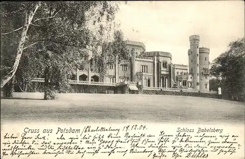 Potsdam Schloss Babelsberg / Potsdam /Potsdam Stadtkreis