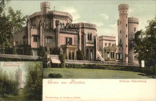 Potsdam Schloss Babelsberg / Potsdam /Potsdam Stadtkreis