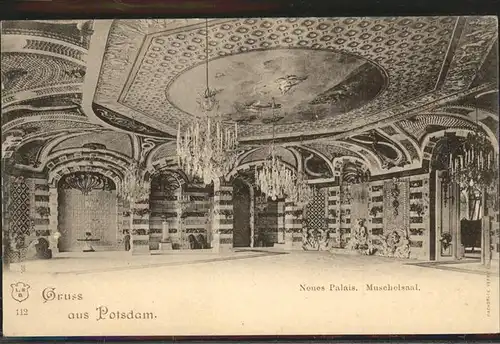 Potsdam Neues Palais, Muschelsaal / Potsdam /Potsdam Stadtkreis