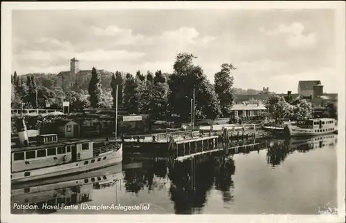 Potsdam Havel Partie Dampfer Anlegestelle / Potsdam /Potsdam Stadtkreis