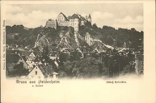 Heidenheim Brenz Schloss Hellenstein / Heidenheim an der Brenz /Heidenheim LKR