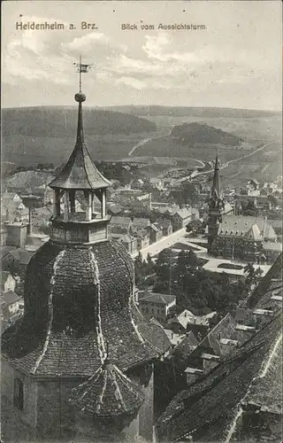 Heidenheim Brenz Blick vom Aussichtsturm / Heidenheim an der Brenz /Heidenheim LKR