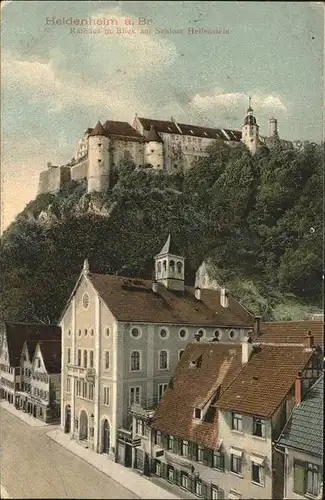 Heidenheim Brenz Rathaus, Schloss Hellenstein / Heidenheim an der Brenz /Heidenheim LKR