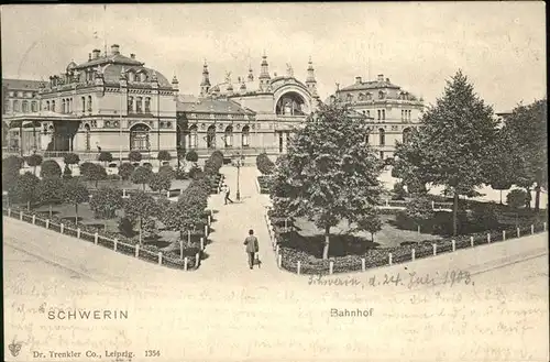 Schwerin Bahnhof Kat. Schwerin