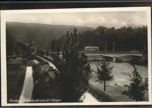 Pforzheim Hindenburgbruecke Kat. Pforzheim