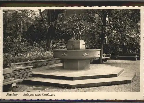 Pforzheim Brunnen Kat. Pforzheim