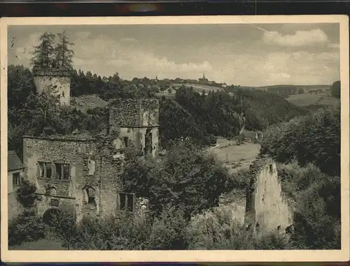 Pforzheim Ruinen Burg Steinegg Kat. Pforzheim