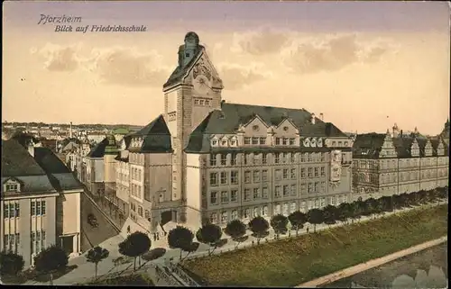 Pforzheim Friedrichschule Kat. Pforzheim