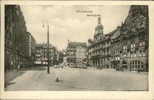 Pforzheim Marktplatz Kat. Pforzheim