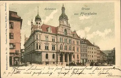 Pforzheim Rathaus Kat. Pforzheim