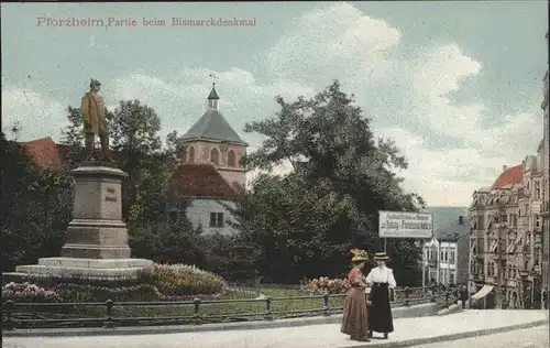 Pforzheim Bismarckdenkmal Kat. Pforzheim
