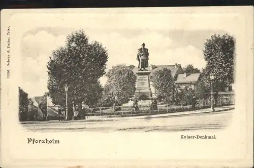 Pforzheim Kaiser-Denkmal Kat. Pforzheim