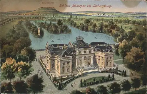 Ludwigsburg SchloÃŸ Monrepos Kat. Ludwigsburg