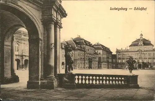 Ludwigsburg SchloÃŸhof Kat. Ludwigsburg