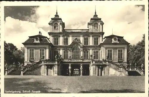 Ludwigsburg SchloÃŸ Favorit Kat. Ludwigsburg