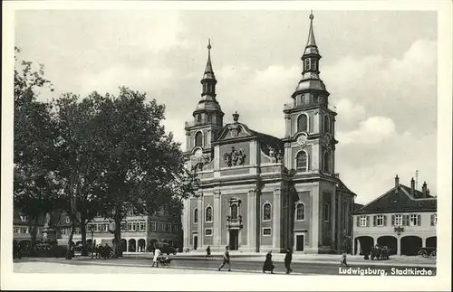 Ludwigsburg Stadtkirche Kat. Ludwigsburg