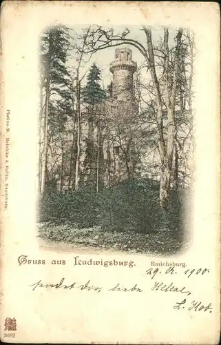 Ludwigsburg Emichsburg Kat. Ludwigsburg