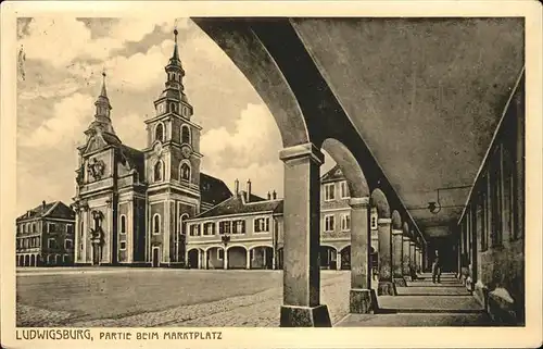 Ludwigsburg Marktplatz Kat. Ludwigsburg