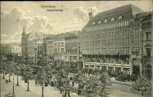 Hamburg Jungfernstieg Kat. Hamburg