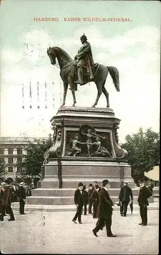 Hamburg Kaiser Wilhelm-Denkmal Kat. Hamburg