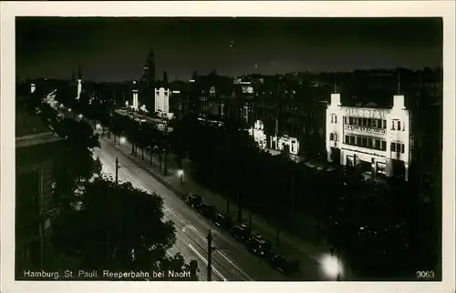 Hamburg St. Pauli Reeperbahn Kat. Hamburg