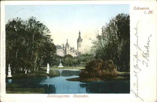 Schwerin Schlossgarten Cascaden Kat. Schwerin