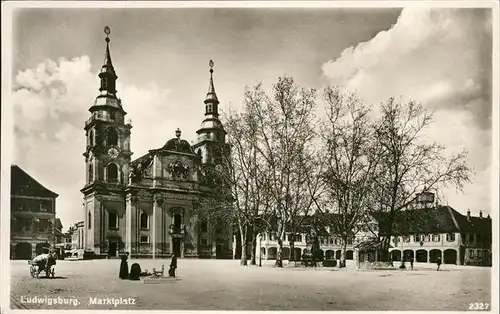 Ludwigsburg Marktplatz Kat. Ludwigsburg