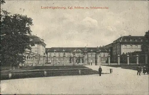 Ludwigsburg Schloss Schlosswache Kat. Ludwigsburg