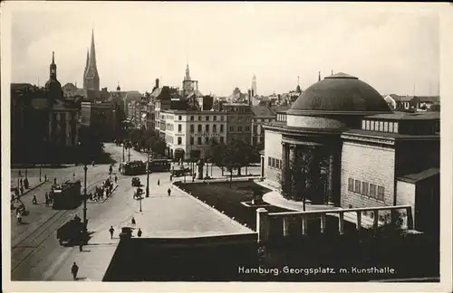 Hamburg Georgsplatz Kunsthalle Kat. Hamburg