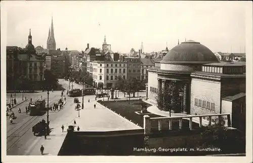 Hamburg Georgsplatz Kunsthalle Kat. Hamburg