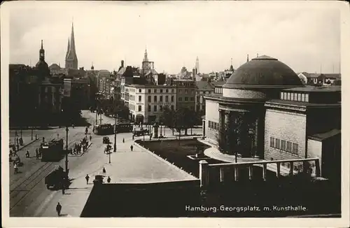 Hamburg Georgsplatz Kunsthalle Kat. Hamburg