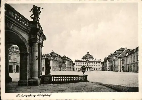 Ludwigsburg SchloÃŸhof Kat. Ludwigsburg