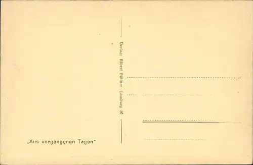 Hamburg Alt-Hamburg Alte Wege 1884 Kat. Hamburg