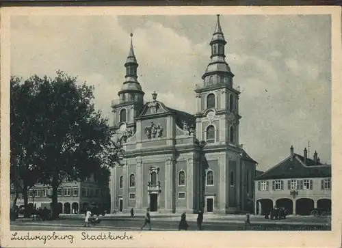 Ludwigsburg Stadtkirche Kat. Ludwigsburg