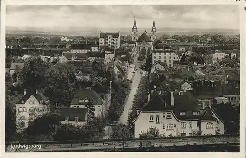 Ludwigsburg Gesamtansicht Kat. Ludwigsburg