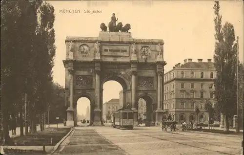 Muenchen Siegestor Kat. Muenchen