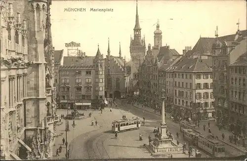 Muenchen Marienplatz Kat. Muenchen