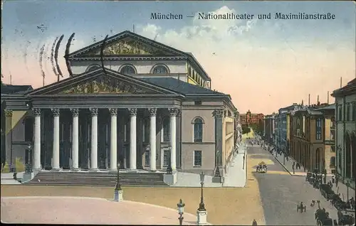 Muenchen Nationaltheater
Maximilianstrasse Kat. Muenchen