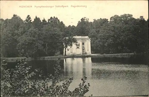 Muenchen Nymphenburger Schlosspark Kat. Muenchen