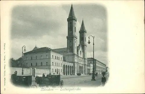 Muenchen Ludwigskirche Kat. Muenchen