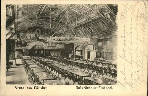 Muenchen Hofbraeuhaus
Festsaal Kat. Muenchen