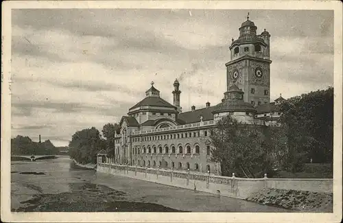 Muenchen Volksbad
Isar Kat. Muenchen