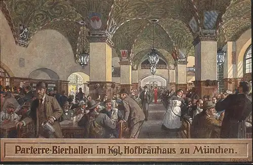 Muenchen Hofbraeuhaus Kat. Muenchen